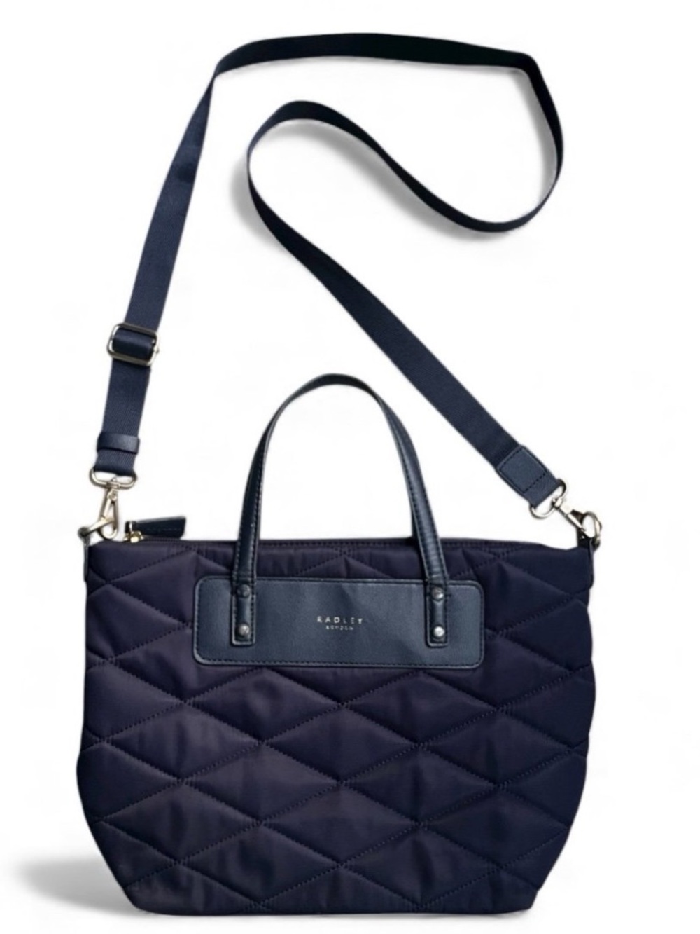 Radley London Black Quilted
Tote Crossbody Bag